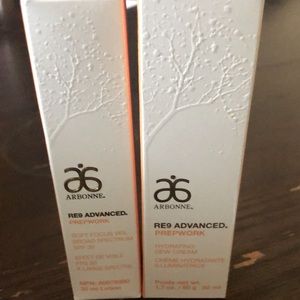 Arbonne RE9 Advanced Prepwork Hydrating Cream + Soft Focus Broad Spectrum SPF30